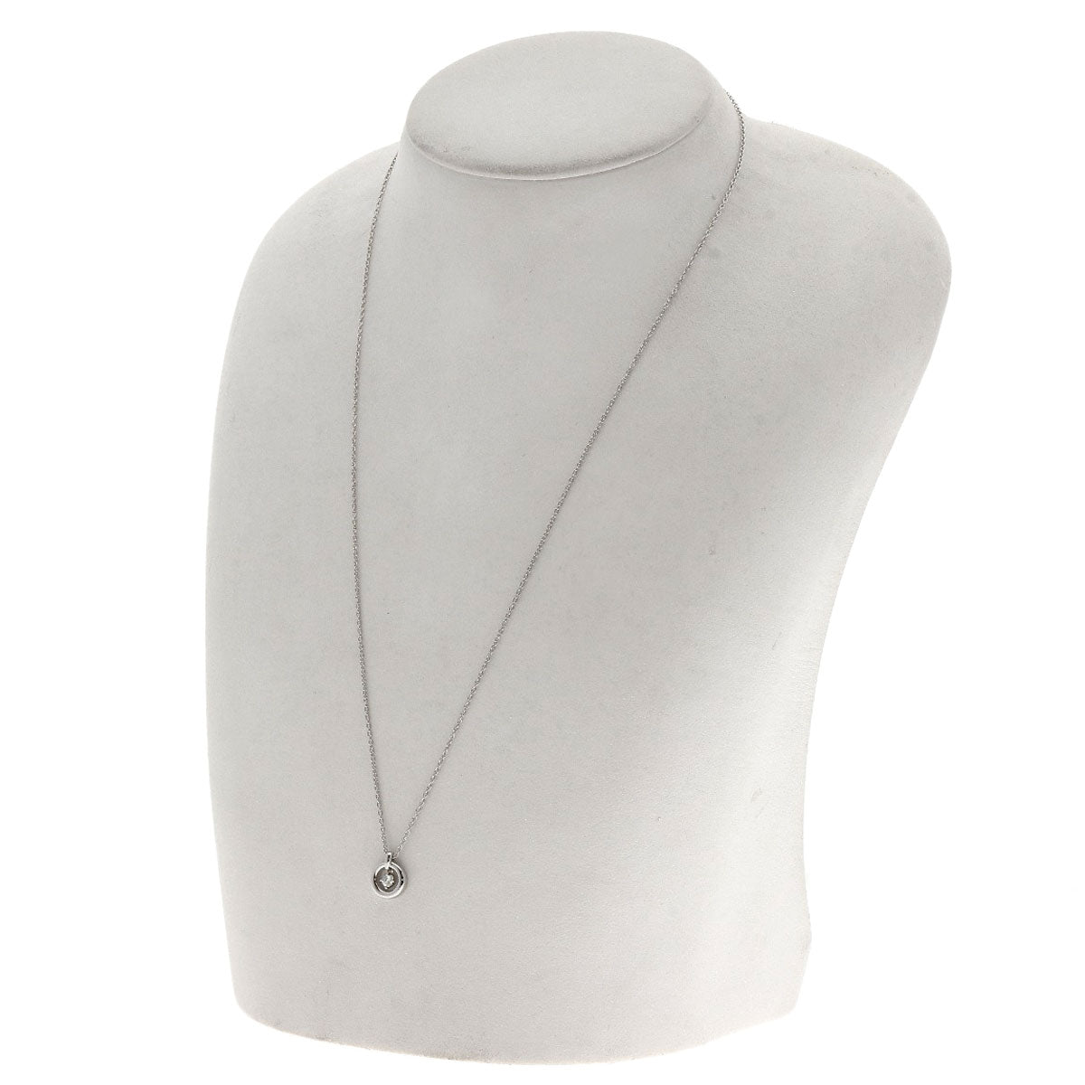 ROYAL ASSCHER   Diamond Necklace  Platinum PT950 Ladies [Used]