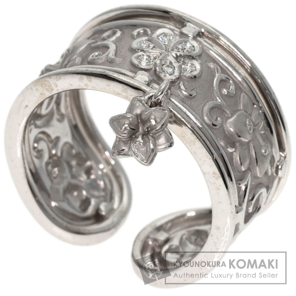 Carrera y Carrera Diamond Ring K18 White Gold Ladies [Used]