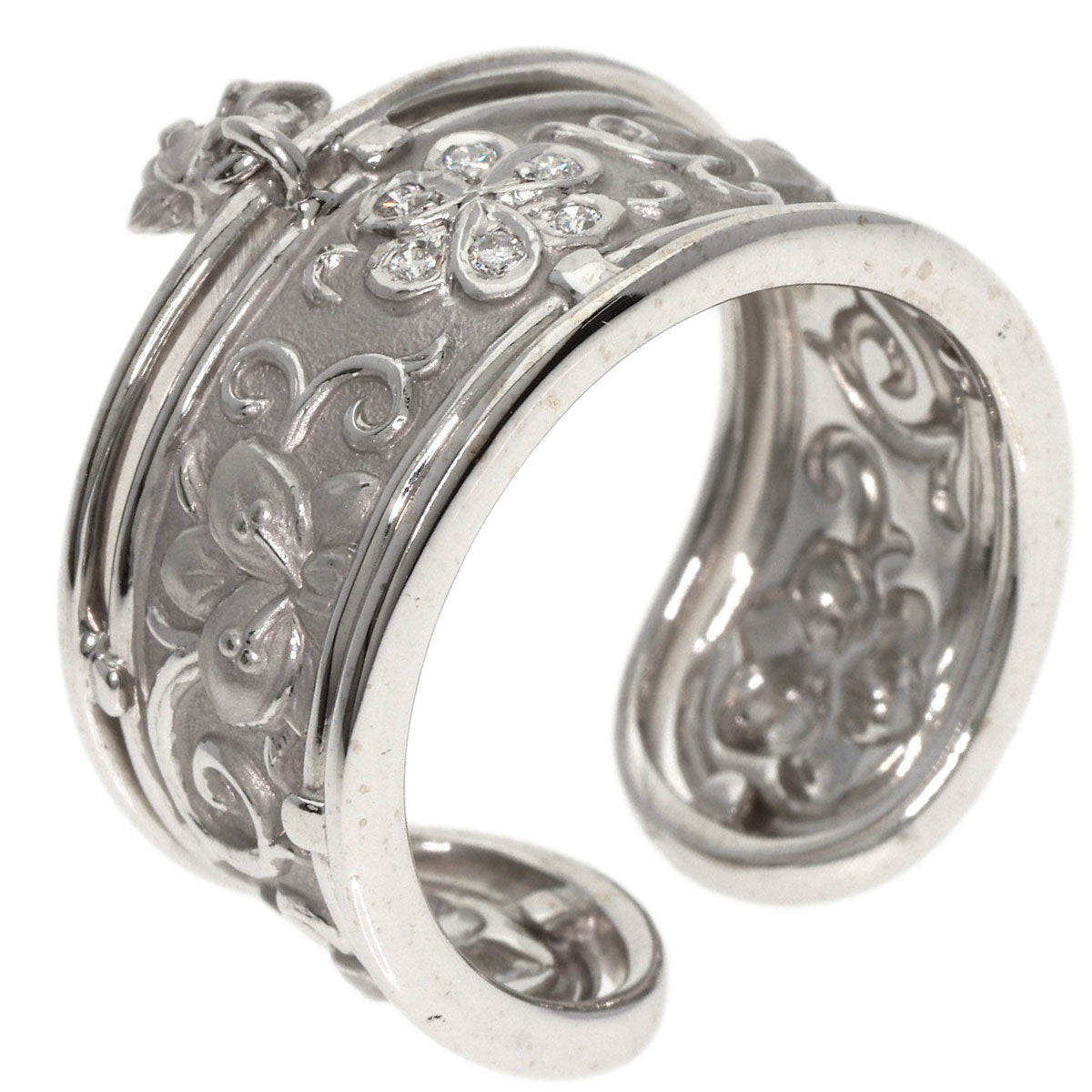 Carrera y Carrera Diamond Ring K18 White Gold Ladies [Used]