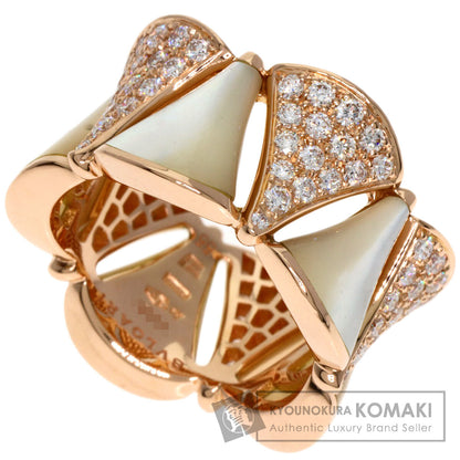 BVLGARI Diva Dream Diamond #55 Ring K18 Pink Gold Ladies [Used]