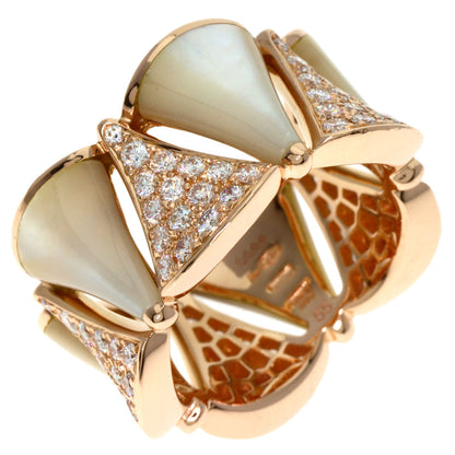 BVLGARI Diva Dream Diamond #55 Ring K18 Pink Gold Ladies [Used]