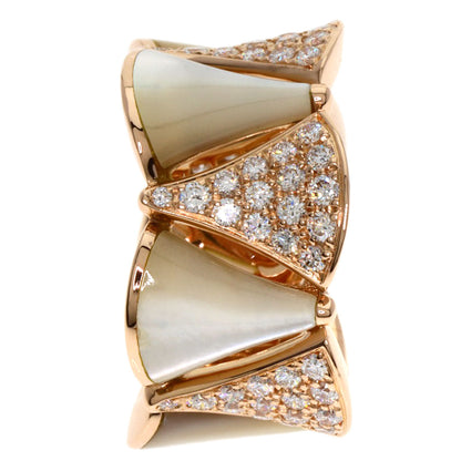 BVLGARI Diva Dream Diamond #55 Ring K18 Pink Gold Ladies [Used]
