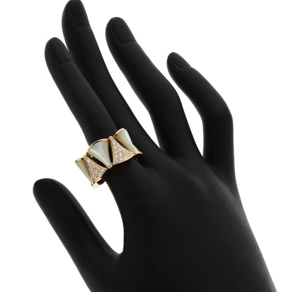 BVLGARI Diva Dream Diamond #55 Ring K18 Pink Gold Ladies [Used]