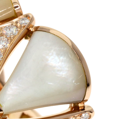 BVLGARI Diva Dream Diamond #55 Ring K18 Pink Gold Ladies [Used]