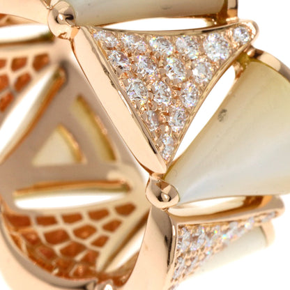 BVLGARI Diva Dream Diamond #55 Ring K18 Pink Gold Ladies [Used]