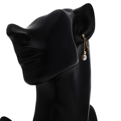 TASAKI Drop Pearl Pearl Earring K14 Yellow Gold Ladies [Used]