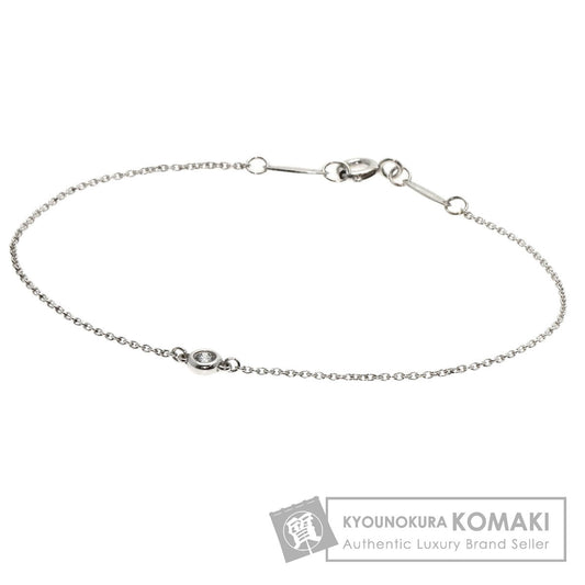 TIFFANY&Co.   Bracelet By The Yard Diamond Silver Ladies