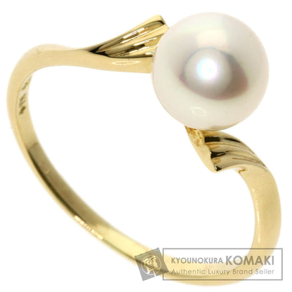 MIKIMOTO   Akoya pearl Pearl Ring  K14 Yellow Gold Ladies [Used]