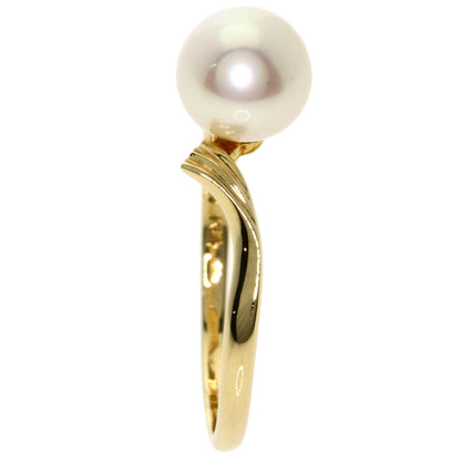 MIKIMOTO   Akoya pearl Pearl Ring  K14 Yellow Gold Ladies [Used]