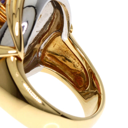 Sachi Pink　Tourmaline Tanzanite Diamond Ring Platinum PT900 18KLadies [Used]