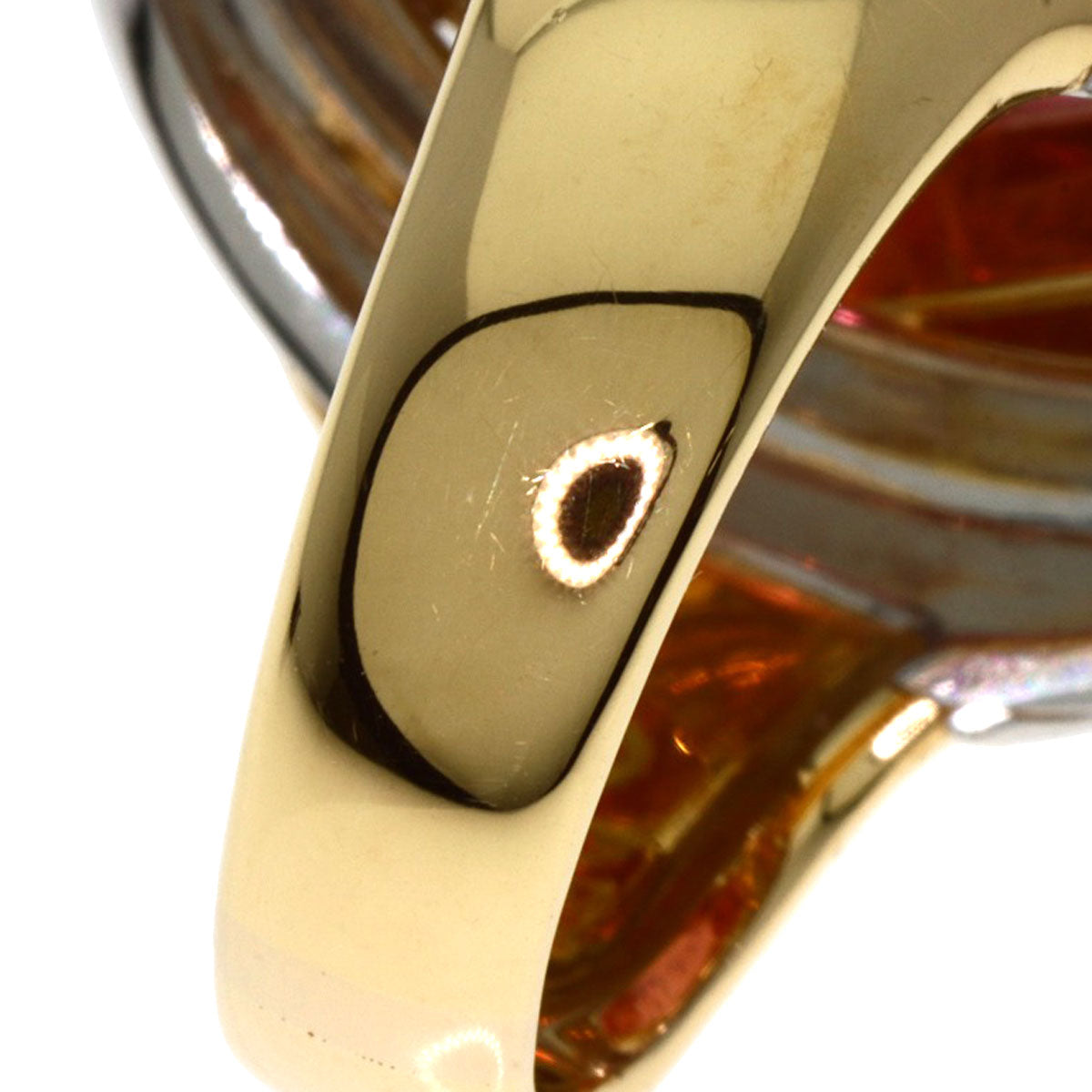 Sachi Pink　Tourmaline Tanzanite Diamond Ring Platinum PT900 18KLadies [Used]