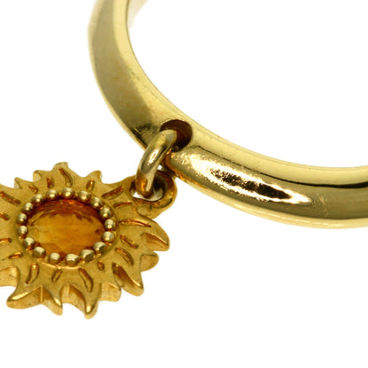 Carrera y Carrera Sol Isombra Sun Motif Citrin Ring K18 Yellow Gold Ladies [Used]