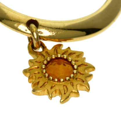 Carrera y Carrera Sol Isombra Sun Motif Citrin Ring K18 Yellow Gold Ladies [Used]