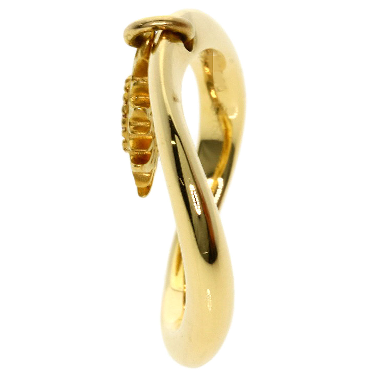 Carrera y Carrera Sol Isombra Sun Motif Citrin Ring K18 Yellow Gold Ladies [Used]
