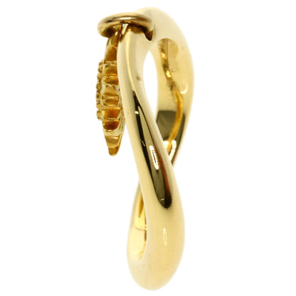 Carrera y Carrera Sol Isombra Sun Motif Citrin Ring K18 Yellow Gold Ladies [Used]