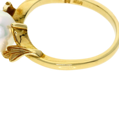 TASAKI Akoya pearl Pearl Ring K18 Yellow Gold Ladies [Used]