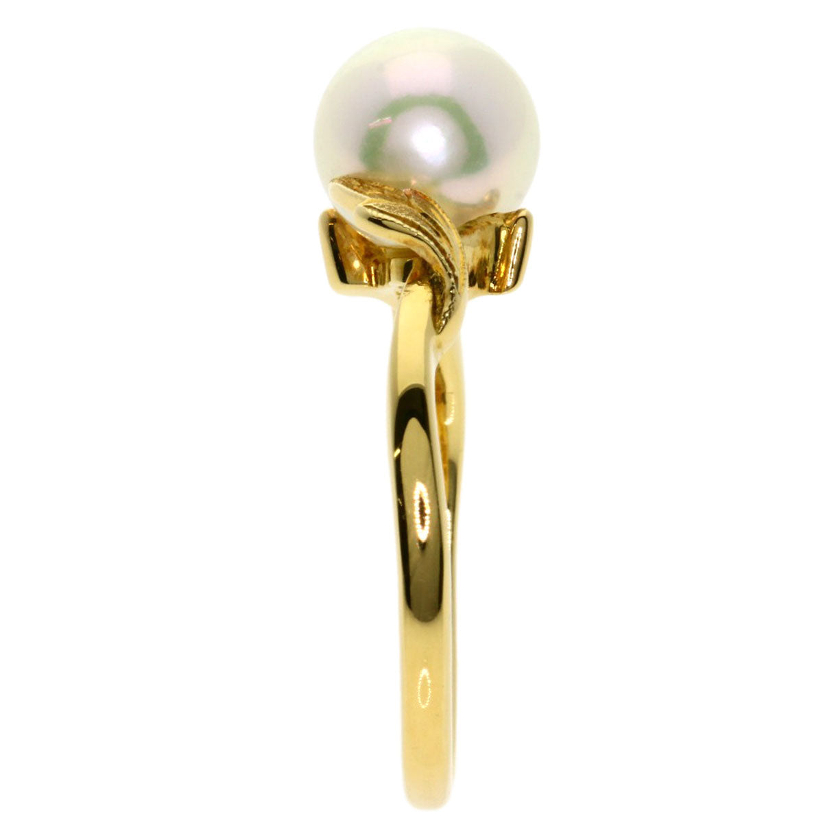 TASAKI Akoya pearl Pearl Ring K18 Yellow Gold Ladies [Used]