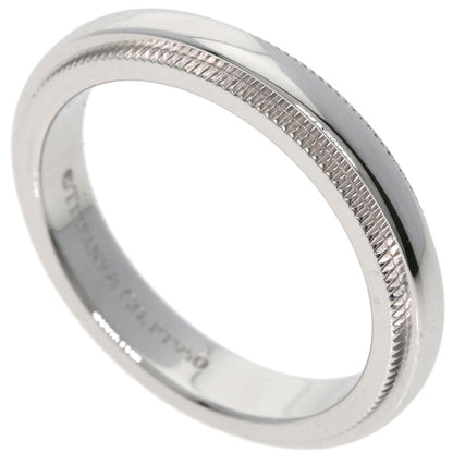 TIFFANY&Co. Milgrain Ring Platinum PT950 Ladies [Used]