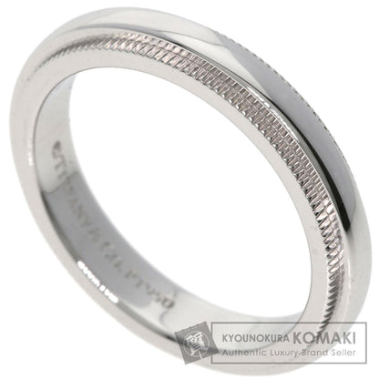 TIFFANY&Co. Milgrain Ring Platinum PT950 Ladies [Used]