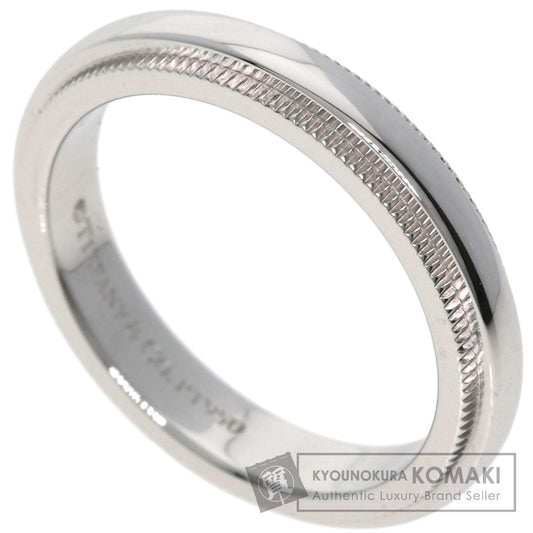 TIFFANY&Co. Milgrain Ring Platinum PT950 Ladies [Used]