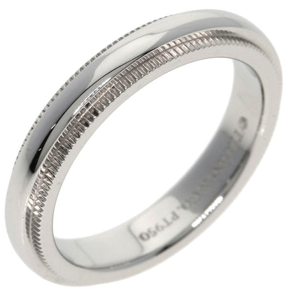 TIFFANY&Co. Milgrain Ring Platinum PT950 Ladies [Used]