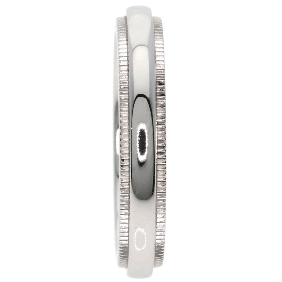 TIFFANY&Co. Milgrain Ring Platinum PT950 Ladies [Used]