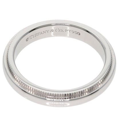 TIFFANY&Co. Milgrain Ring Platinum PT950 Ladies [Used]
