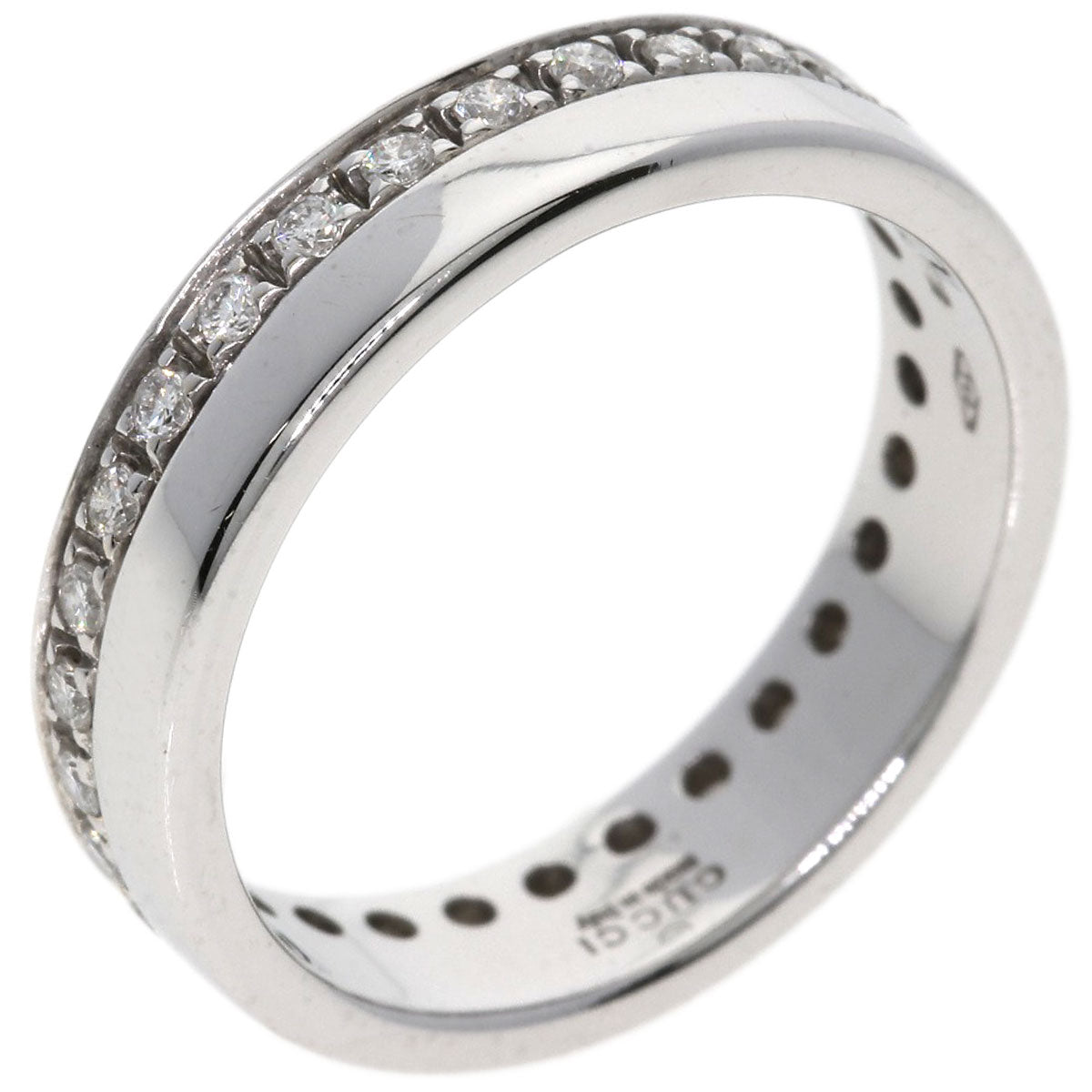 GUCCI Eternity Diamond Ring K18 White Gold Ladies [Used]