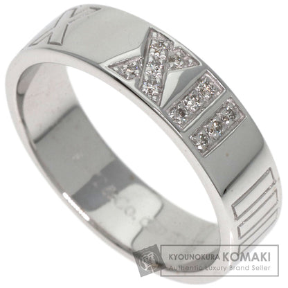 TIFFANY&Co. Atlas Diamond Ring K18 White Gold Ladies [Used]