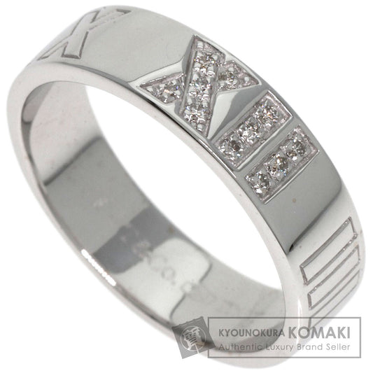 TIFFANY&Co. Atlas Diamond Ring K18 White Gold Ladies [Used]