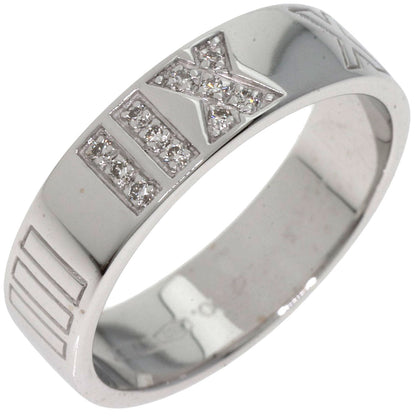 TIFFANY&Co. Atlas Diamond Ring K18 White Gold Ladies [Used]