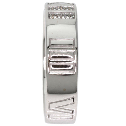 TIFFANY&Co. Atlas Diamond Ring K18 White Gold Ladies [Used]