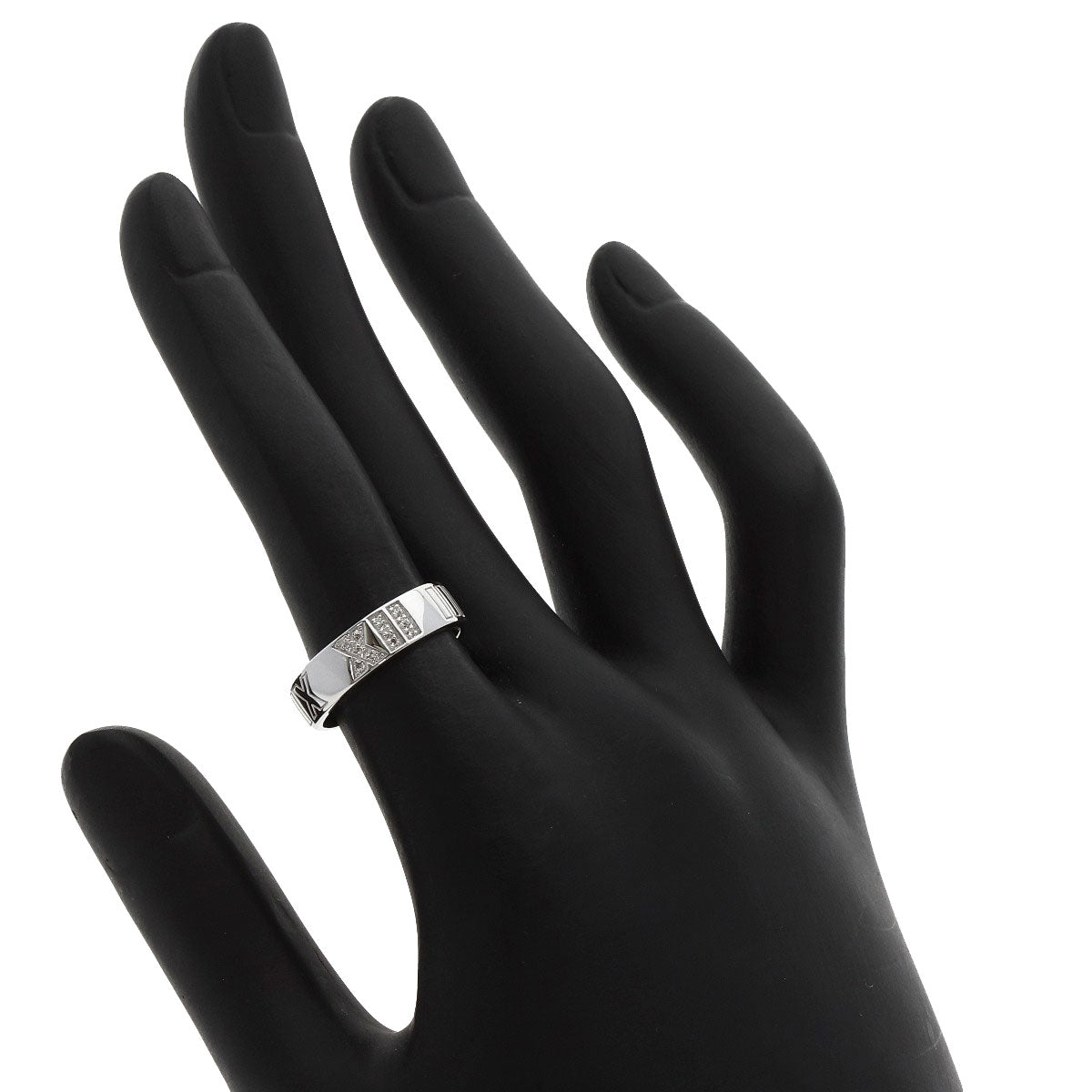 TIFFANY&Co. Atlas Diamond Ring K18 White Gold Ladies [Used]