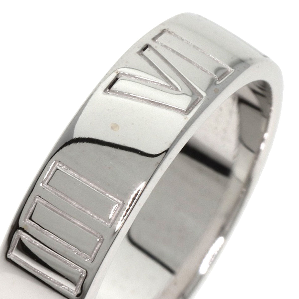 TIFFANY&Co. Atlas Diamond Ring K18 White Gold Ladies [Used]