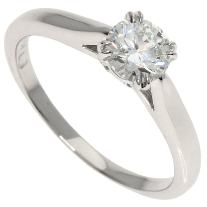 HARRY WINSTON Solitaire Round Face 1P Diamond Ring Platinum PT950 Ladies [Used]