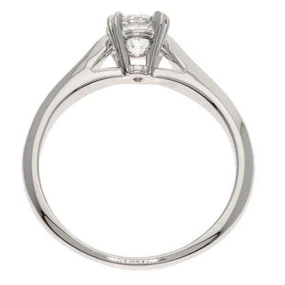 HARRY WINSTON Solitaire Round Face 1P Diamond Ring Platinum PT950 Ladies [Used]