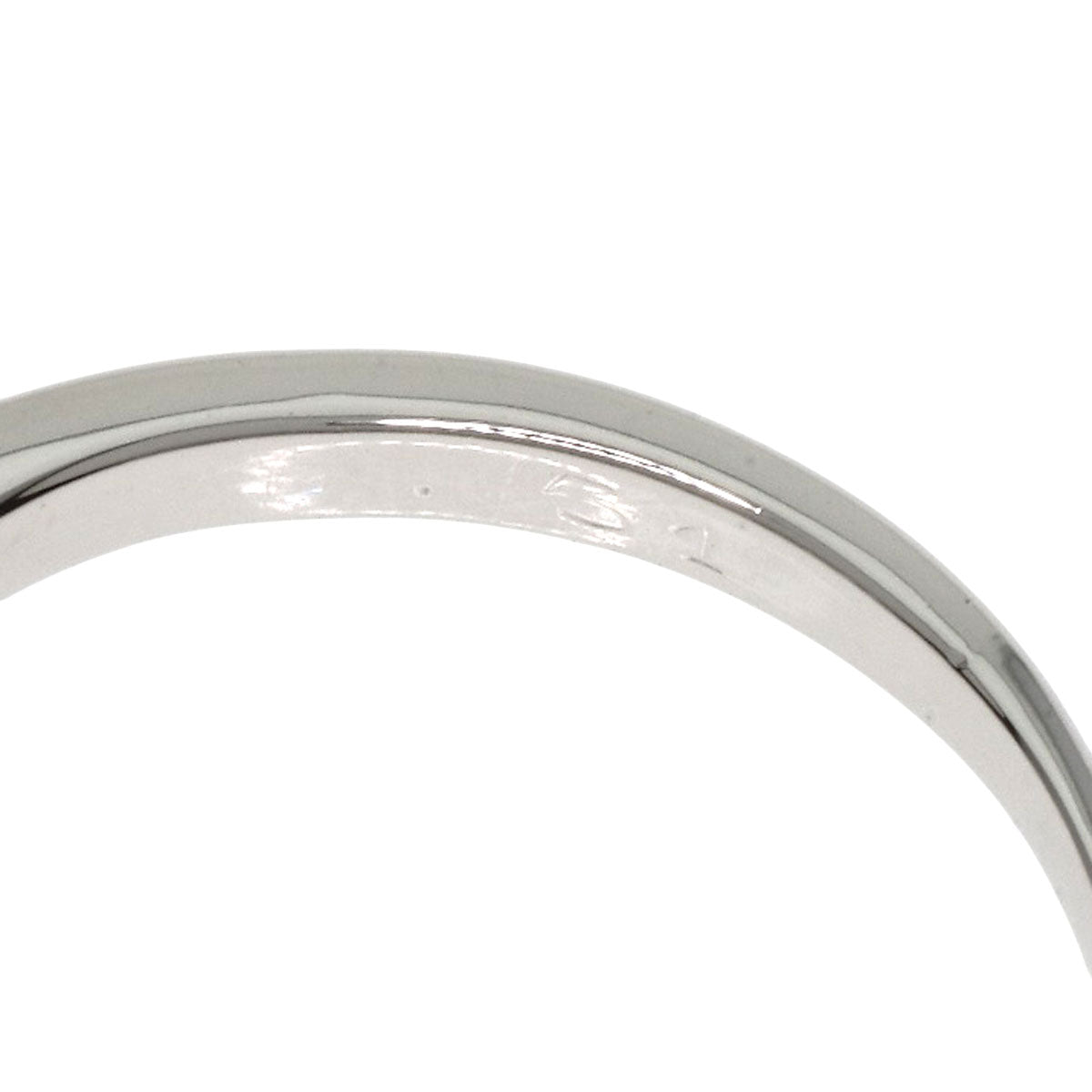 HARRY WINSTON Solitaire Round Face 1P Diamond Ring Platinum PT950 Ladies [Used]