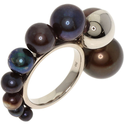 TASAKI M/G Pearl Pearl Shell Ring K18 White Gold Ladies [Used]