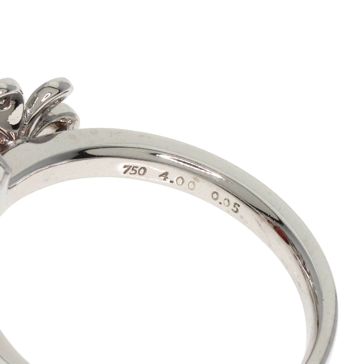 TASAKI Feldspar Diamond Ring K18 White Gold Ladies [Used]
