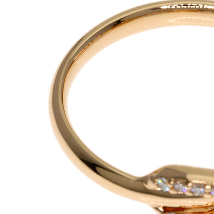 TIFFANY&Co. Infinity Diamond Ring K18 Pink Gold Ladies [Used]
