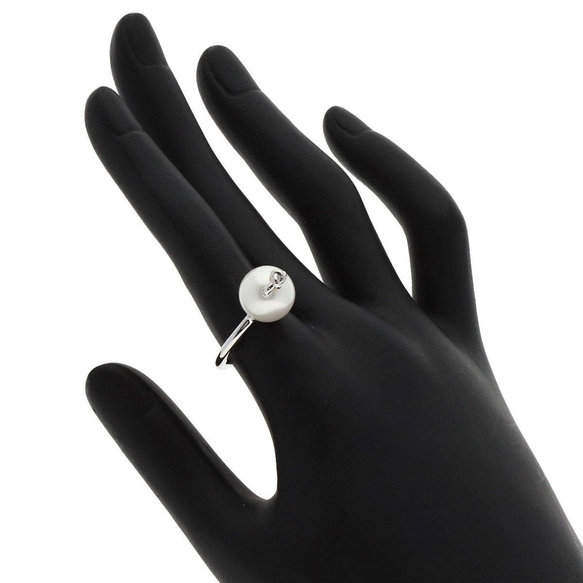 TASAKI Melanie Georgacopoulos Collection Knot Ring K18 White Gold Ladies [Used]