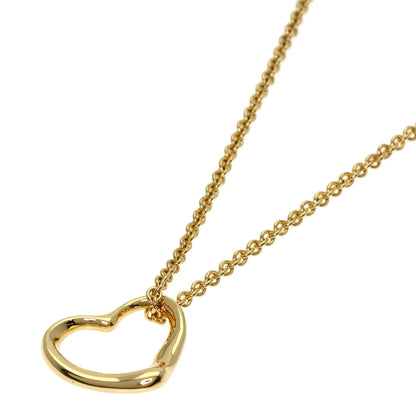 TIFFANY&Co.   Necklace Open heart K18 Yellow Gold Ladies