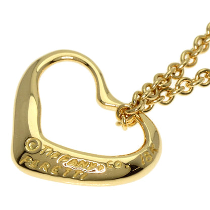 TIFFANY&Co.   Necklace Open heart K18 Yellow Gold Ladies