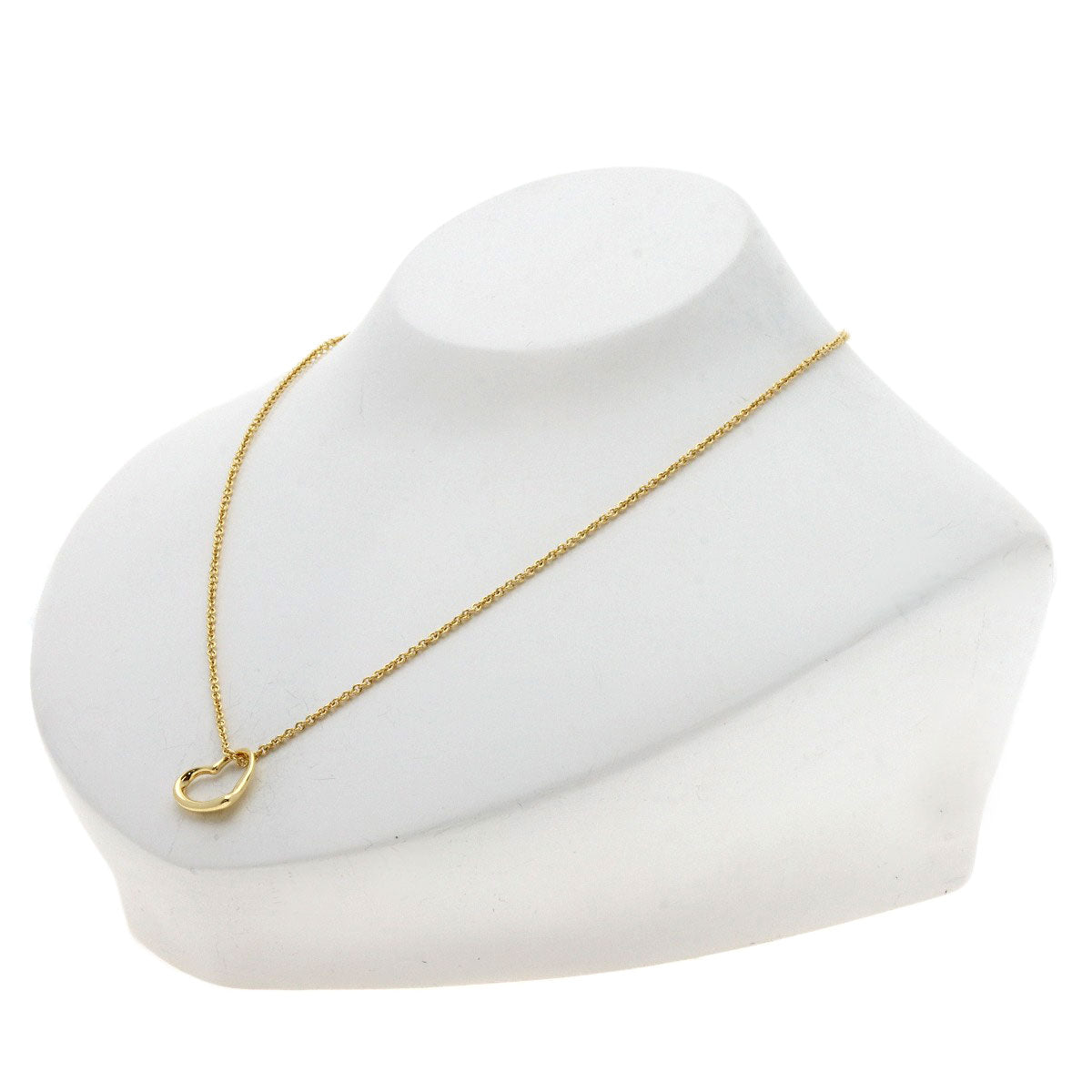 TIFFANY&Co.   Necklace Open heart K18 Yellow Gold Ladies