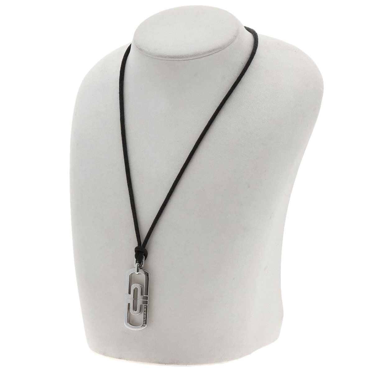 BVLGARI Parentesi open work Necklace K18 White Gold Ladies [Used]