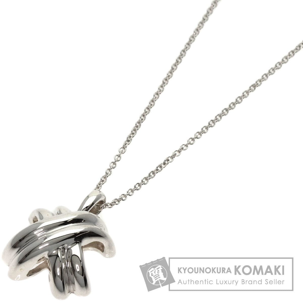 TIFFANY&Co. Signature Necklace Silver Ladies [Used]