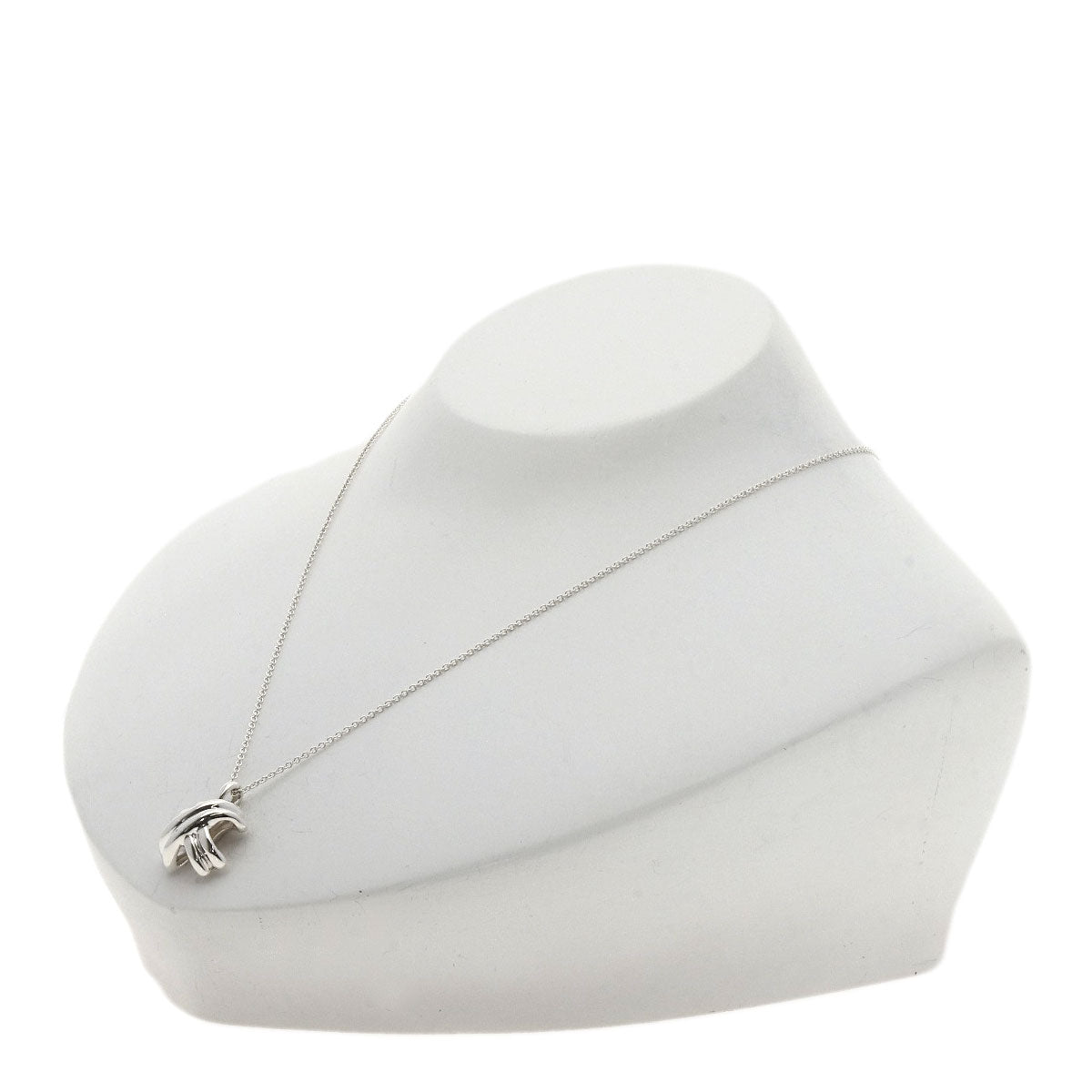 TIFFANY&Co. Signature Necklace Silver Ladies [Used]