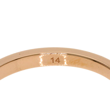 GUCCI GG Running Diamond #14 Ring K18 Pink Gold Ladies [Used]