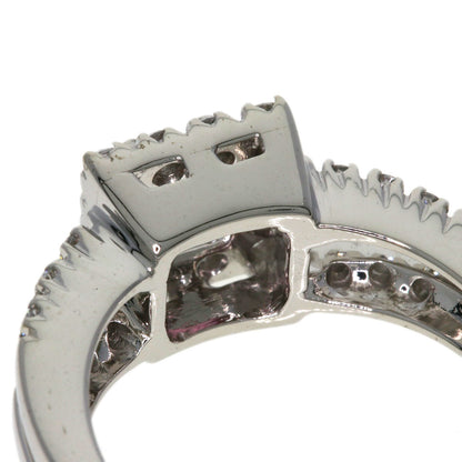 Ponte Vecchio Pink　Tourmaline Diamond Ring K18 White Gold Ladies [Used]