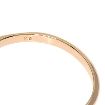 0.135ct Diamond Ring K18 Pink Gold 1.4g　Ladies